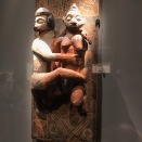 Panneau sculpté polychrome (Artiste nkanu, Congo, avant 1932)